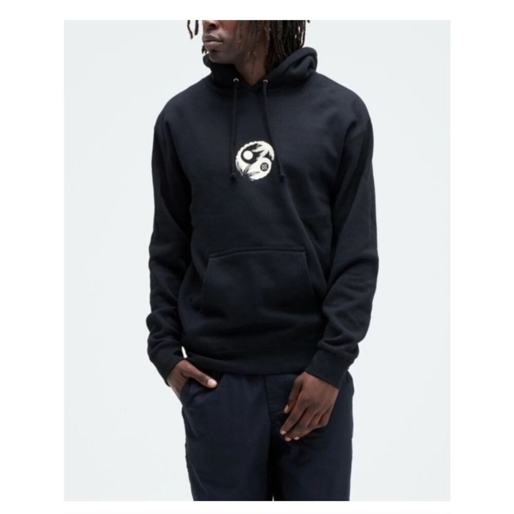 NWT - STANCE Opposites Hoodie in Black- Men's (Euro)